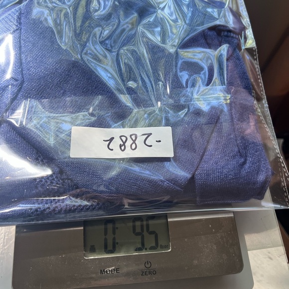 Talbots Womens Linen Knit Open Front Cardigan Blue Petite Sz M Lightweight - Picture 12 of 12